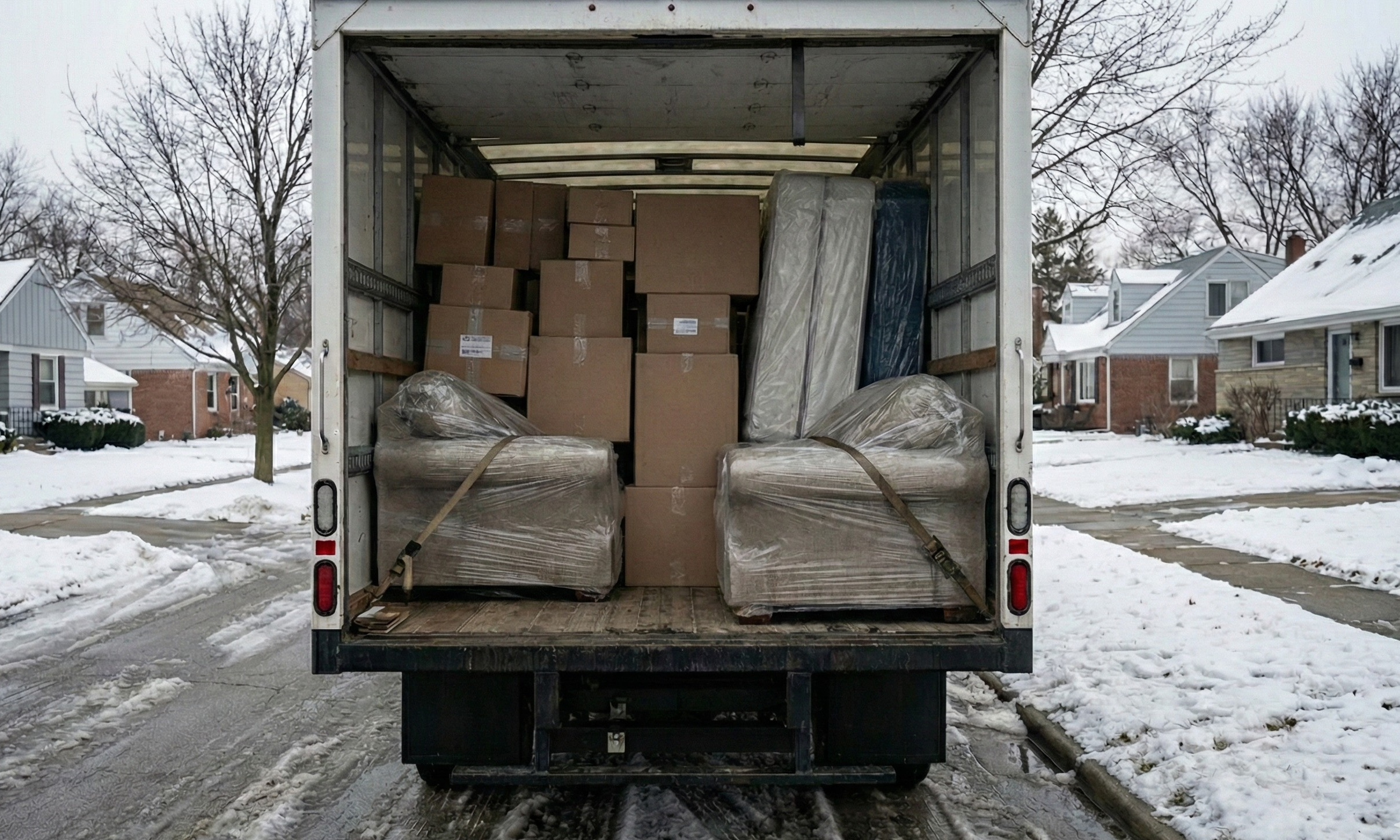 Professionally Packed Moving Truck